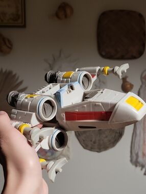Star Wars Galactic Heros Fighter Ship Hasbro (Play Condition)